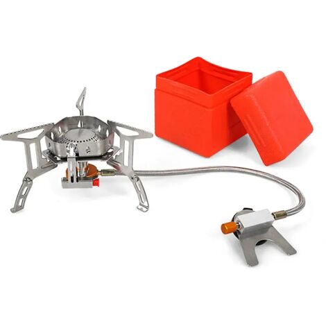 Réchaud à gaz de camping 3000W/3500W, brûleur ultraléger et séparable, idéal pour la randonnée et le camping. Réchaud à gaz portable 캠핑. (1/5)