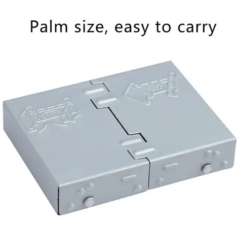 Réchaud de camping pliable à alcool solide, réchaud de cuisine portable pour l'extérieur, mini réchaud de camping d'environ 112 grammes, réchauds de cuisine portables (1/4)
