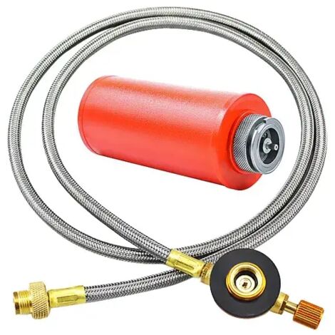 Adaptateur pour réchaud à gaz d'extérieur, type cassette, convertisseur pour réchaud split, idéal pour le camping, la cuisine et les pique-niques, équipement de camping, réchauds de cuisine portables (1/5)