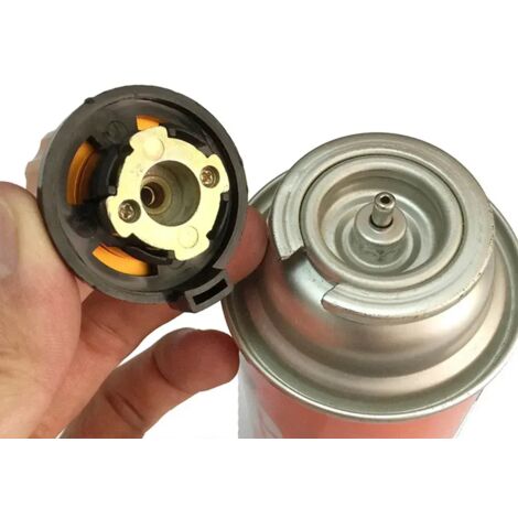 Adaptateur de recharge de propane, adaptateur pour cartouche de gaz en aluminium, accessoires portables adaptés aux pique-niques et à la cuisine en plein air, adaptés à la randonnée et à la survie, ré (1/4)