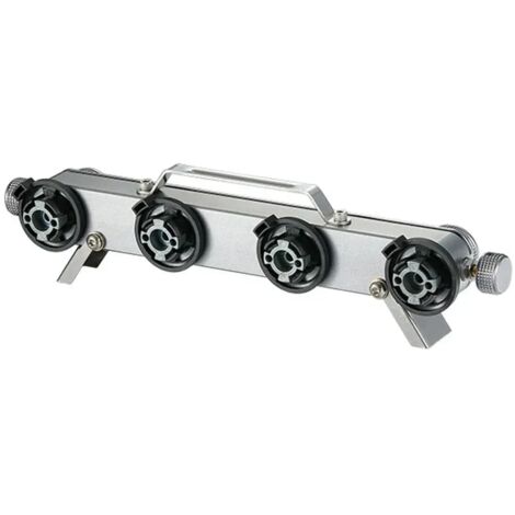 Adaptateur butane 4 en 2 avec tuyau d'extension à visser, adaptateur pour fournaise divisée, adaptateur de conversion pour réchaud à cartouche de gaz, réchauds de cuisine portables (1/5)