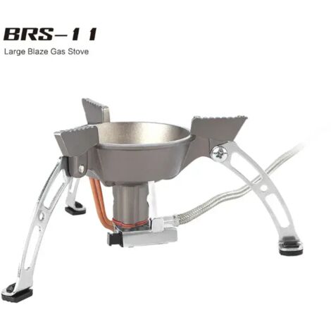 Réchaud de camping BRS-11 Cyclone Furnace, réchaud à gaz portable à compartiments séparés pour économies de gaz, réchaud de cuisine portable (1/4)