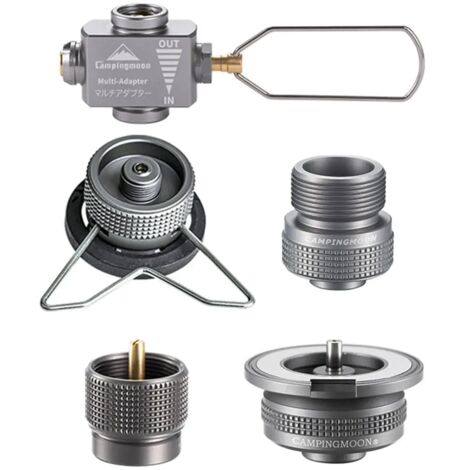 Adaptateur pour réchaud à gaz Gas Saver Plus avec adaptateur butane Accessoires pour réchaud à gaz Adaptateur de recharge Équipement de camping Réchauds de cuisine portables (1/5)