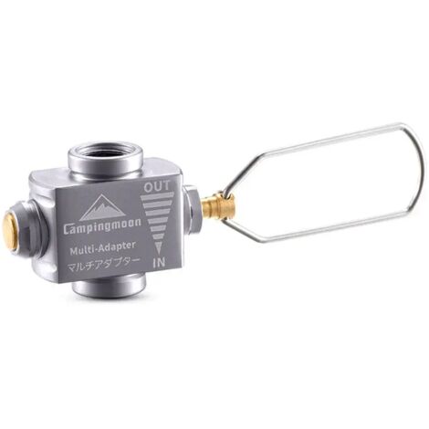 Adaptateur pour réchaud à gaz Gas Saver Plus avec adaptateur butane, adaptateur pour réchaud à gaz, adaptateur de recharge pour réchaud de camping, équipement de camping, réchauds de cuisine portables (1/5)