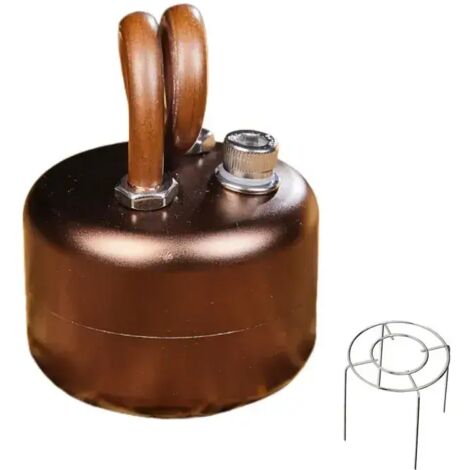 Mini réchaud à alcool, réchaud portable idéal pour le camping, la randonnée et le trekking - Réchaud de cuisine portable d'une capacité de 50 ml (1/5)