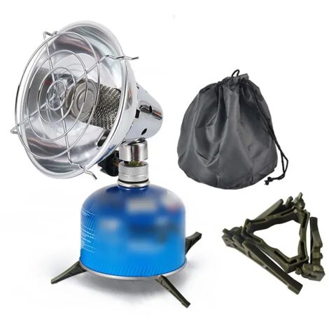 Chauffage d'hiver pour tente, mini chauffage de camping à gaz, chauffage rapide à économie d'énergie, chauffage de tente portable avec sac de rangement, réchauds de cuisine portables (1/5)