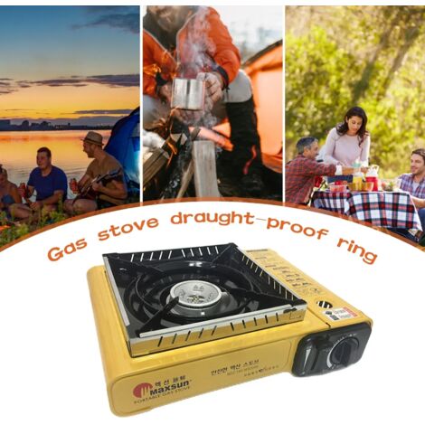 Anneau anti-courant d'air pour réchaud à gaz, fours pliables, étagère pare-vent, déflecteur de vent amovible, équipement de camping portable, réchauds de cuisine portables (1/4)