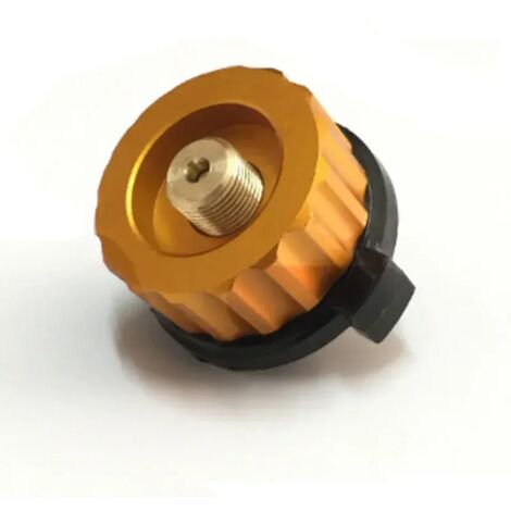 Adaptateur pour réservoir de gaz de réchaud de camping, tête de conversion de brûleur à gaz, adaptateur de recharge de propane pour réchaud de pique-nique, fournitures de camping, réchauds de cuisine  (1/5)
