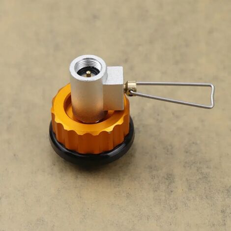 Adaptateur de recharge de gaz pour le camping en extérieur : valve, connecteur pour cartouche de gaz, accessoires pour réchaud à gaz, adaptateur de recharge pour réchauds de camping portables (1/4)