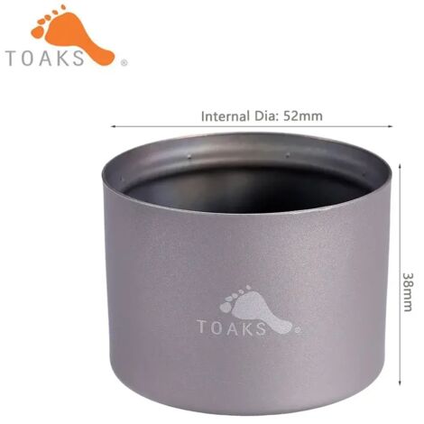 Réchaud à alcool en titane, réchaud à bois et à gaz, support de casserole, réchaud de camping portable pour la randonnée et le trekking, ustensiles de cuisine portables, réchauds de cuisine portables (1/5)