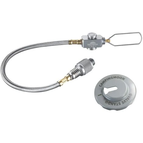 Améliorez votre équipement de plein air : tuyau de gaz à visser EN417, connexion sécurisée, tuyau tressé en acier inoxydable, durable, polyvalent et pratique pour réchauds de cuisine portables. (1/2)