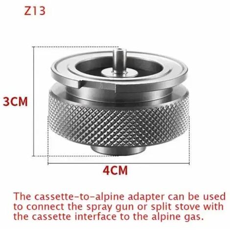 Adaptateur pour réchaud à gaz Gas Saver Plus avec adaptateur butane Accessoires pour réchaud à gaz Adaptateur de recharge Équipement de camping Réchauds de cuisine portables (1/5)