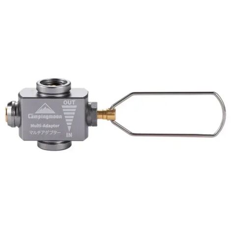 Adaptateur pour réchaud à gaz en alliage d'aluminium, économiseur de gaz avec adaptateur de recharge de butane, convertisseur de butane, équipement de camping, réchauds de cuisine portables (1/5)