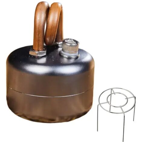 Mini réchaud à alcool, réchaud portable idéal pour le camping, la randonnée et le trekking - Réchaud de cuisine portable d'une capacité de 50 ml (1/5)
