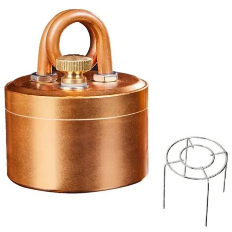 Réchaud à alcool portable mini camping - Coque solide, brûleur à alcool puissant et sûr, combustion intense, idéal pour le camping et la cuisine en extérieur. Réchauds de cuisine portables (1/5)