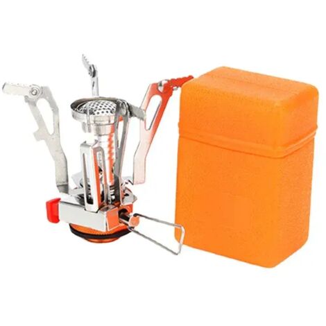 Réchaud à gaz portable mini ultra léger pour camping, pique-nique et barbecue en extérieur, 3000 W. (1/4)