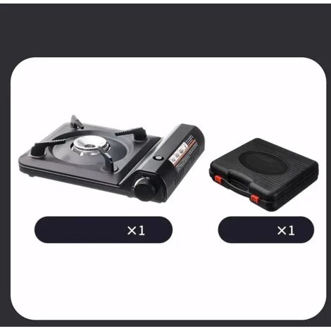 Réchaud à gaz ultra-mince, portable, pour pique-nique, barbecue, voyage, alpinisme, camping, mini réchaud à gaz, équipement de cuisine, réchauds de cuisine portables (1/5)