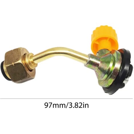 Adaptateur de remplissage direct pour bouteille de gaz butane (1 pièce), compatible avec les réchauds de camping, de pique-nique et les réchauds portables. (1/5)