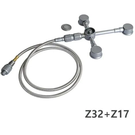 Adaptateur pour réchaud à gaz de camping 3 en 1, adaptateur butane, adaptateur de conversion de tête de cartouche de gaz, convertisseur butane en alliage d'aluminium pour réchauds de cuisine portables (1/5)