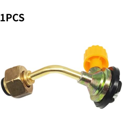 Adaptateur de remplissage de bouteille de gaz (1 à 5 pièces) idéal pour le camping et les pique-niques en extérieur. Connecteur de remplissage pour bouteille de butane. Accessoires de camping pour réc (1/5)