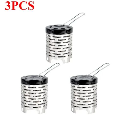 Réchauds à gaz portables de camping (1 à 5 pièces) avec couvercle chauffant, mini-réchaud, brûleur à gaz en acier inoxydable, réchaud de camping extérieur, réchauds de cuisine portables (1/4)