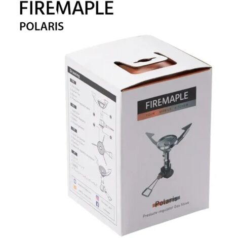 Réchaud à gaz Fire Maple Polaris avec régulateur de pression, brûleur et contrôle de mijotage ultralégers pour le camping et la randonnée, coupe-vent, portable et idéal pour la cuisine. (1/5)