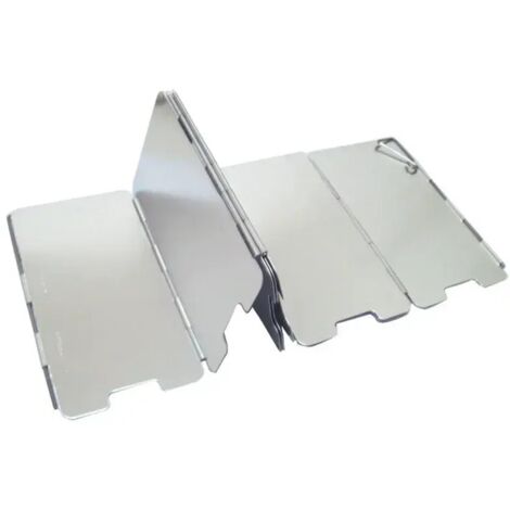 Pare-vent pour mini réchaud à gaz, 9 plaques, 13,5 cm de hauteur, protection courte contre le vent pour réchauds de cuisine portables (1/4)