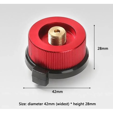 Adaptateur de remplissage de bouteille de gaz (1 à 5 pièces) idéal pour le camping et les pique-niques en extérieur. Connecteur de remplissage pour bouteille de butane. Accessoires de camping pour réc (1/5)
