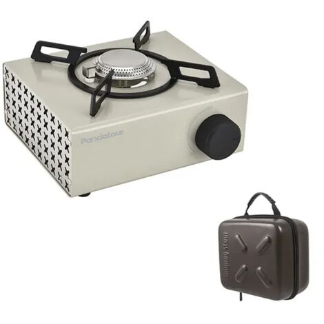 Réchauds de camping portables haute puissance 2000 W, four en métal pour extérieur, avec interface à ventouse magnétique, parfaits pour les pique-niques, les barbecues et la cuisine. (1/5)