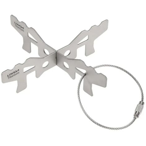 Support en titane pour réchaud à alcool, support en croix pour réchaud de camping extérieur, support pour réchaud de camping extérieur, réchauds de cuisine portables (1/5)