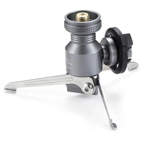 Adaptateur de gaz extérieur pour trépied, adaptateur pour cartouche de butane, connecteur pliable pour réchaud à gaz, support pour lampe à gaz, équipement de camping, réchauds de cuisine portables (1/5)