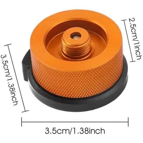Adaptateur pour réservoir de gaz de réchaud de camping extérieur, adaptateur pour réservoir de propane, adaptateurs de tête de brûleur à gaz en alliage d'aluminium, fournitures de camping, réchauds de (1/5)