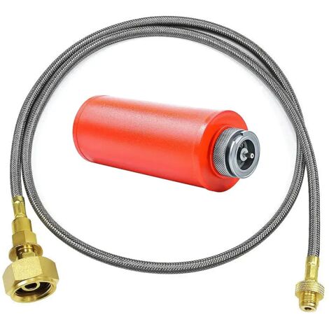 Adaptateur pour réchaud à gaz d'extérieur, type cassette, convertisseur pour réchaud split, idéal pour le camping, la cuisine et les pique-niques, équipement de camping, réchauds de cuisine portables (1/5)