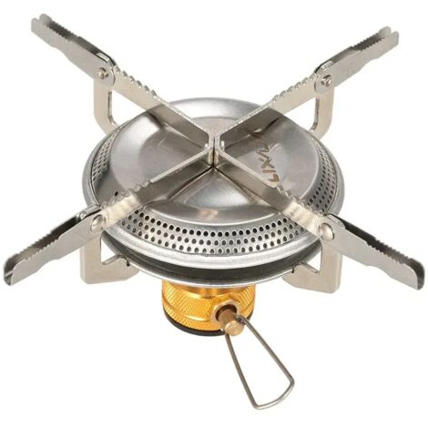 Réchaud à gaz portable 3500 W pour camping, randonnée, pique-nique, ultraléger, brûleur à gaz, fourneau, réchaud de cuisine portable (1/5)