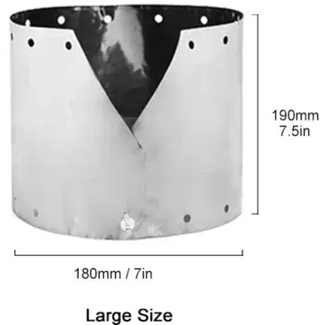 Pare-vent ultra-léger en titane Widesea, compatible avec les réchauds à gaz et à alcool, pliables et portables, pour le camping et la cuisine en extérieur. (1/5)