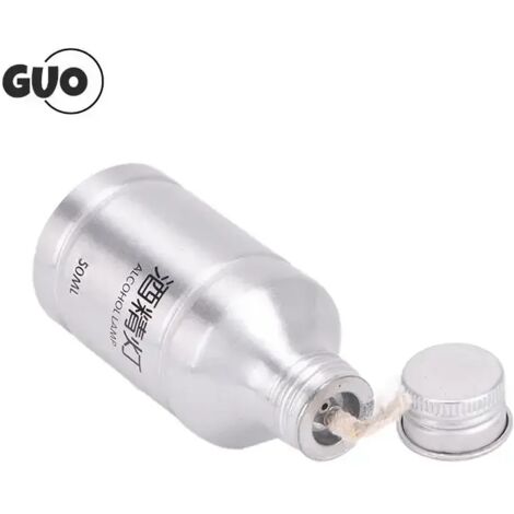 Réchaud à alcool métallique vide pour chimie, brûleur à alcool, lampe à alcool, idéal pour le camping, le chauffage en extérieur, équipement de laboratoire, réchauds de cuisine portables de 50 ml (1/4)