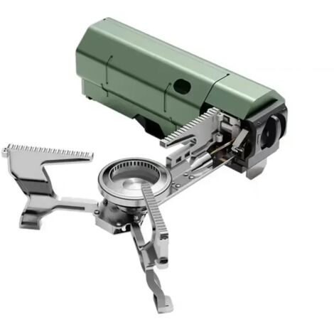 Réchaud à gaz de camping 2600W, portable et pliable, pour la randonnée, le barbecue et les voyages. Système de cuisson à gaz avec brûleur à cassette. Réchauds de cuisine portables. (1/4)