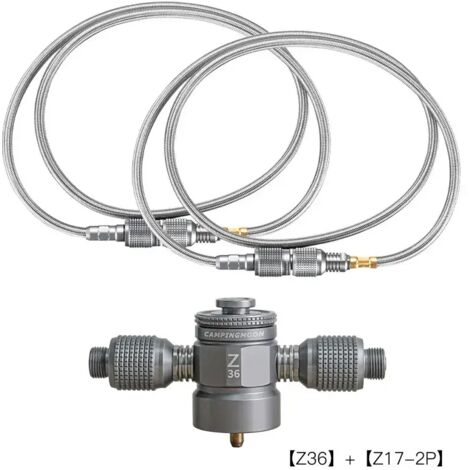 Adaptateur pour réchaud 1 à 3 cartouches de gaz, adaptateur de conversion latérale, convertisseur de lampe à vapeur, convertisseur de lampe, outils de camping de plein air, réchauds de cuisine portabl (1/5)