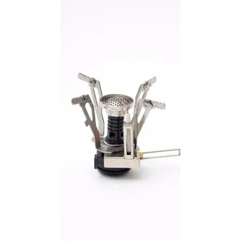Réchaud à gaz portable mini pour le camping, la randonnée, l'alpinisme, les pique-niques et les barbecues. Fournitures de camping. Cuisinière à gaz portable. (1/5)