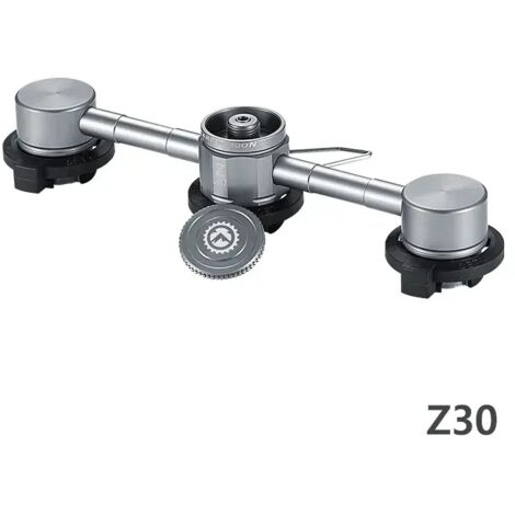 Adaptateur pour réchaud à gaz de camping 3 en 1, adaptateur butane, adaptateur de conversion de tête de cartouche de gaz, convertisseur butane en alliage d'aluminium pour réchauds de cuisine portables (1/5)