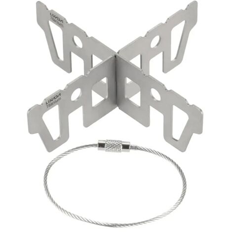 Support en titane pour réchaud à alcool, support en croix pour camping, mini-support pour réchaud portable, support pour ustensiles de cuisine, réchauds portables (1/5)