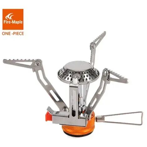 Réchaud à gaz pliable monobloc Fire Maple, léger, en acier inoxydable, pour le camping et les activités de plein air. Brûleur à gaz FMS-102. Réchauds de cuisine portables. (1/5)