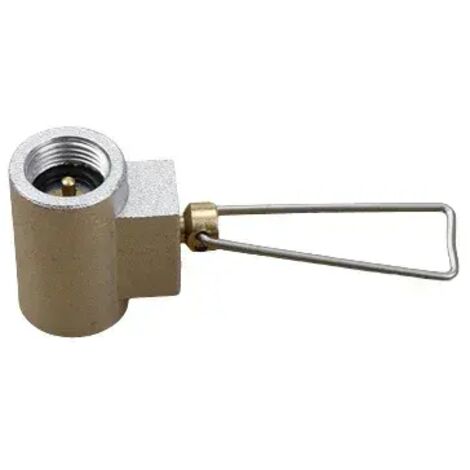Adaptateur de brûleur à gaz Gas Saver Plus, convertisseur, changeur de vitesse, remplissage, adaptateur de réservoir plat, valve d'adaptation de gaz de camping, réchauds de cuisine portables en alliag (1/5)