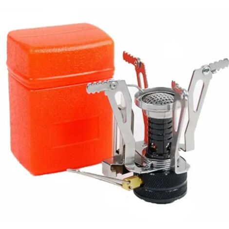 Mini réchaud à gaz pliable d'extérieur pour touristes, fourneau portable pour pique-nique, réchaud de camping, brûleur à gaz, accessoires de camping, réchauds de cuisine portables (1/5)