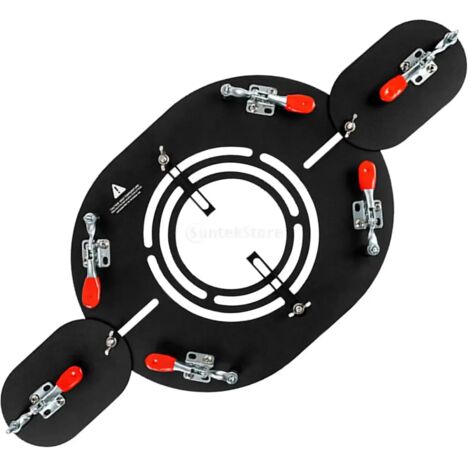 Support de poêle de tente en acier inoxydable, fixation pour poêle à bois, protection ignifuge, compatible avec les réchauds de camping portables. (1/5)