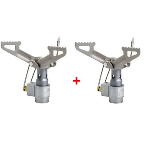 Réchaud à gaz portable ultra-léger en alliage de titane BRS pour extérieur, idéal pour les pique-niques et le camping. Brûleur de cuisson portable. (1/4)