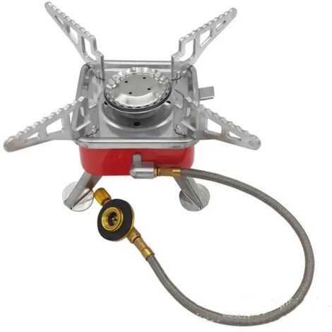 Réchaud à gaz portable mini pour le camping, la randonnée, l'alpinisme, les pique-niques et les barbecues. Fournitures de camping. Cuisinière à gaz portable. (1/5)