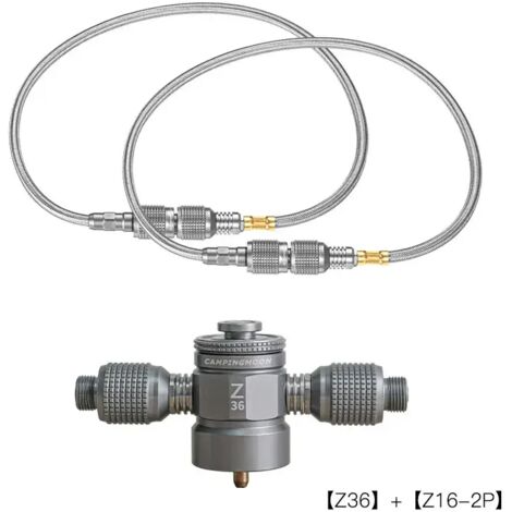 Adaptateur pour réchaud 1 à 3 cartouches de gaz, adaptateur de conversion latérale, convertisseur de lampe à vapeur, convertisseur de lampe, outils de camping de plein air, réchauds de cuisine portabl (1/5)