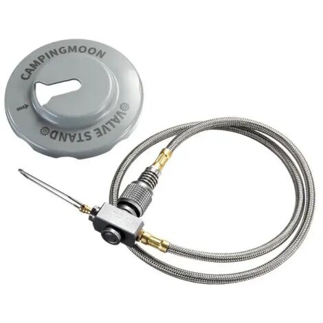 Adaptateur de rallonge pour réchaud à gaz de camping 50/100 cm, raccord de tuyau d'extension pour cartouche de gaz, adaptateur d'arrêt automatique pour réchaud à gaz, réchauds de cuisine portables (1/4)