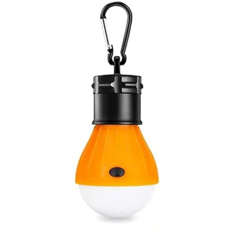 Lanterne de camping LED portable pour tente, lampe à 3 modes étanche avec fonction SOS, lampe de travail, idéale pour la randonnée, la pêche et les réchauds de cuisine portables en extérieur. (1/3)